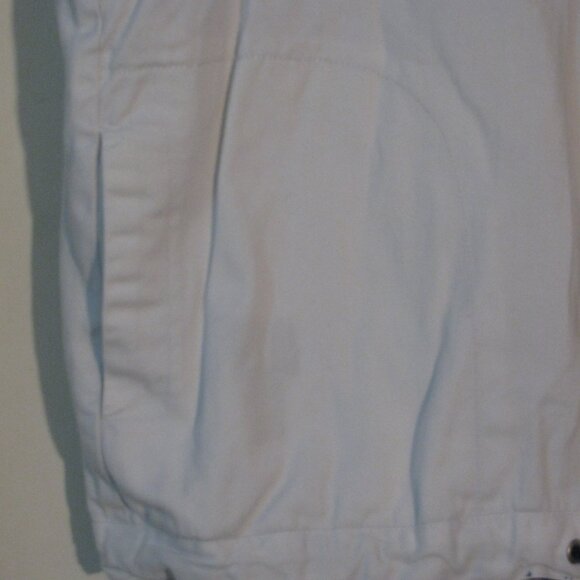 Gloria Vanderbilt Outerwear Vest Large Reversable Jacket 100% Cotton Hood - Picture 7 of 7